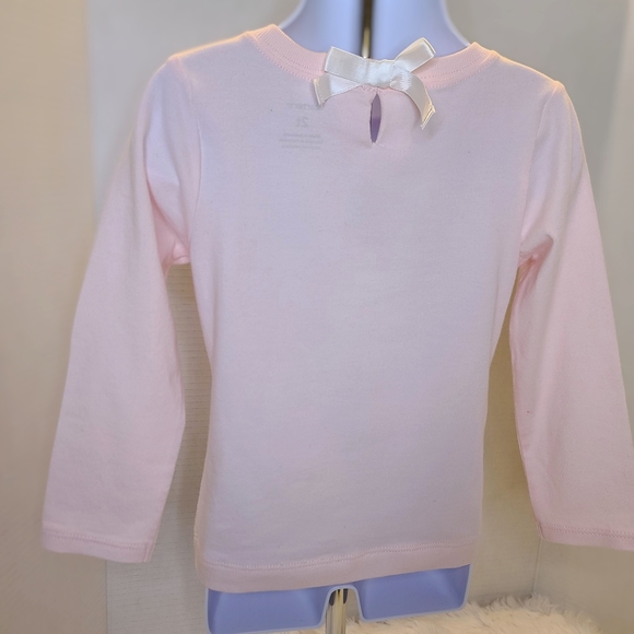 Carters pink "I share my sparkle to the world" top 2t - Picture 3 of 3